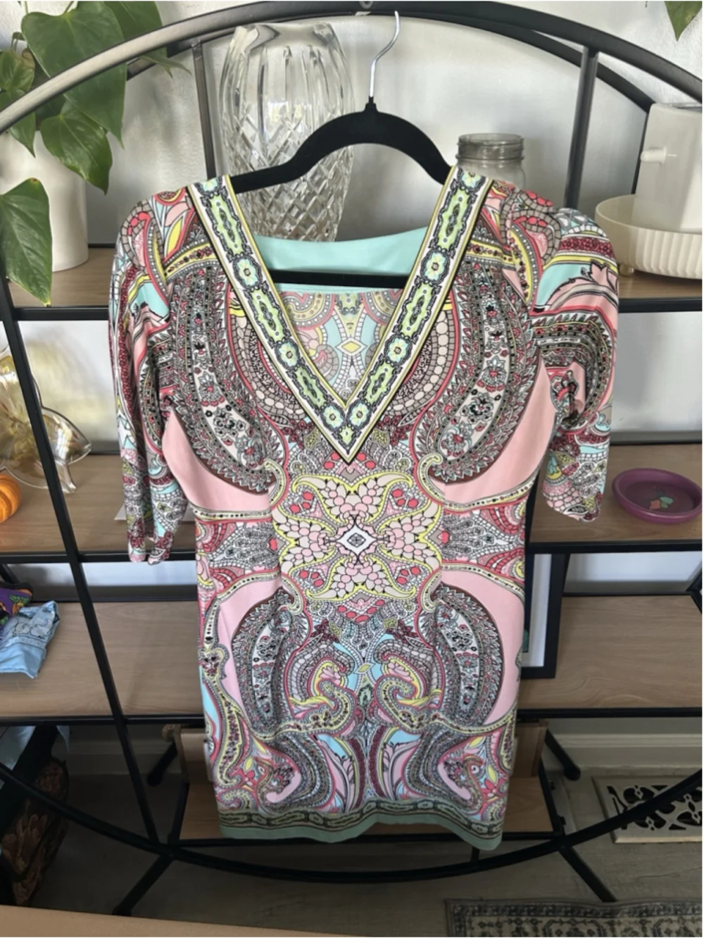 Sandra Daren Multicolor Dress In Size 8 - Picture 1 of 7
